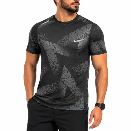 تیشرت ورزشی مردانه نایک مدل GMS-Dri Fit-5C0204 طوسی