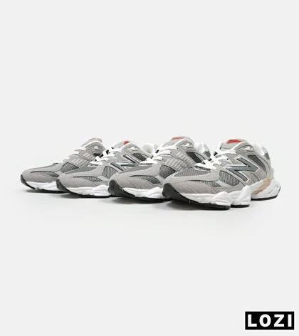کفش کتانی مردانه و زنانه طوسی خاکستری NEW BALANCE 9060 مدل 5300