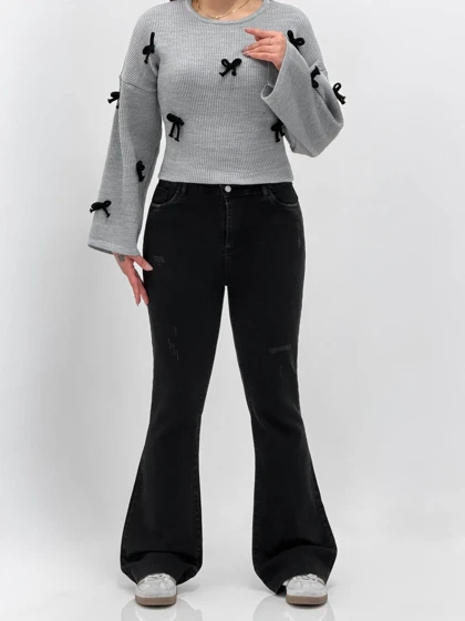 3849-شلوار بوت کات ترک