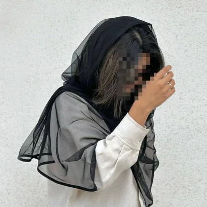 شال زنانه مدل حریر توری نازک