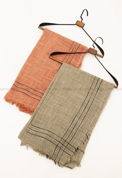 شال نخی لینن کد1004220