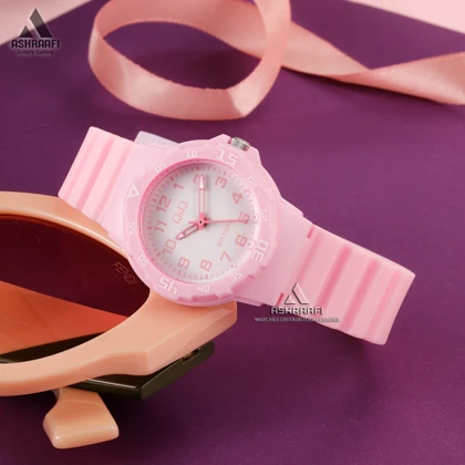 ساعت کیو اند کیو صورتی Q&Q V07A-007VY