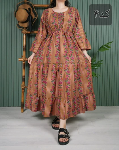 پیراهن زنانه عروسکی هندی یمرلی 7716