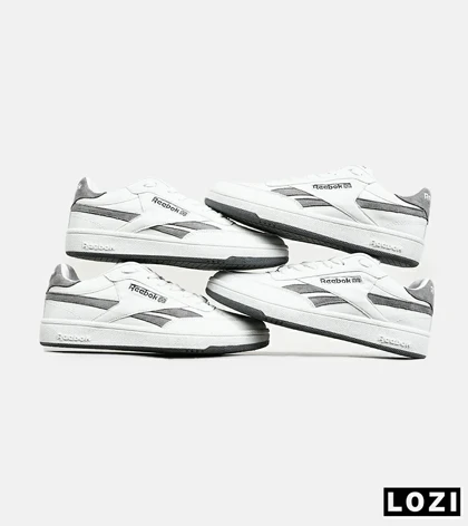 کفش کتانی کژوال سفید طوسی زنانه Reebok CLUB