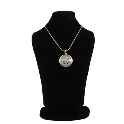 گردنبند دخترانه فانتزی طرح گل