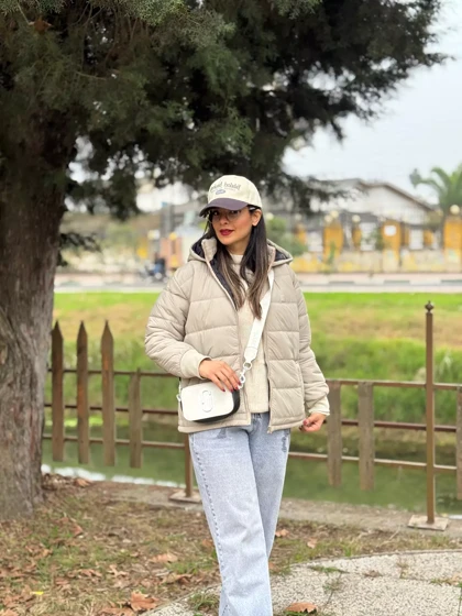 کاپشن کلاهدار آرشیدا ( ارسال رایگان )