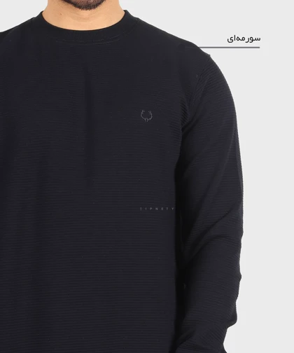 تیشرت آستین بلند مردانه یقه گرد 6046