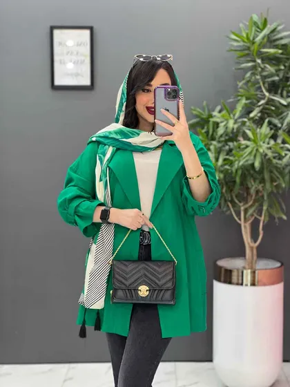 مانتو لینن پشت ژیله
