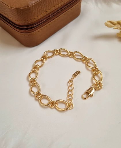 دستبند طرح طلا مانی CM