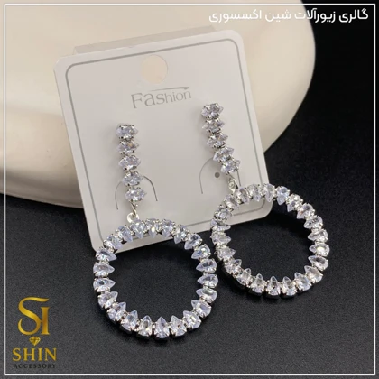 گوشواره جواهری کد gzj09