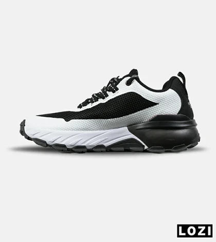 کفش کتانی طبی ورزشی سفید مشکی SKECHERS max protect مدل 7572