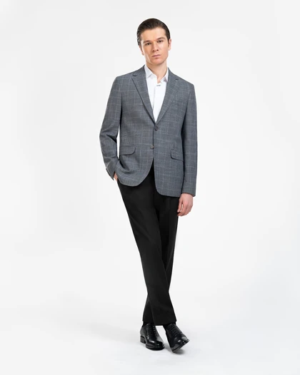 کت تک مردانه چهارخانه کد 400/84