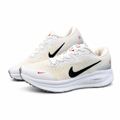 کفش کتانی مردانه مدل رانینگ نایکی زوم ایکس سفید مشکی NIKE ZOOM X