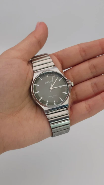 ساعت مچی مردانه والار Walar بند کرکره ای با قفل ریلی