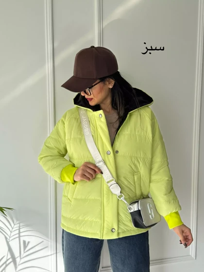 کاپشن کلاهدار سبا