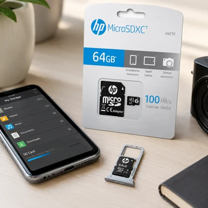 کارت حافظه میکرو اس دی اچ پی HP مدل mi210 ظرفیت 64 گیگابایت