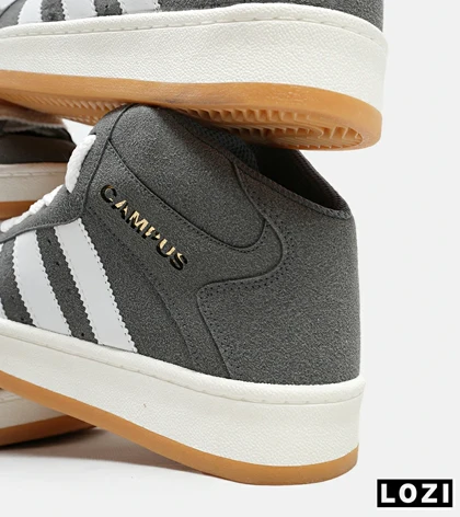 کفش کتانی نیم ساق مردانه و زنانه خاکستری ADIDAS Campus