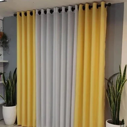 پرده کتان فوروارد Forward مدل FCLT90012 سایز 280 × 150 سانتی متر (یک عددی)