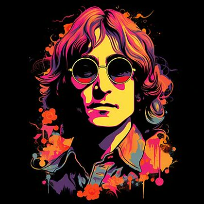 تیشرت گروه موسیقی beatles بیتلز john lennon کد 183582