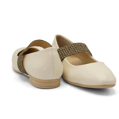 کفش کالج زنانه مدل Flat shoes - 0269