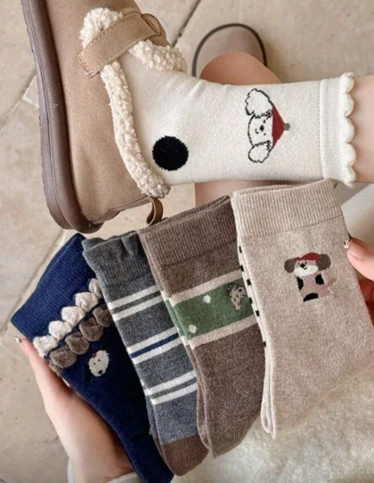 جوراب ساق‌دار ترکیبی سگ کد 1848