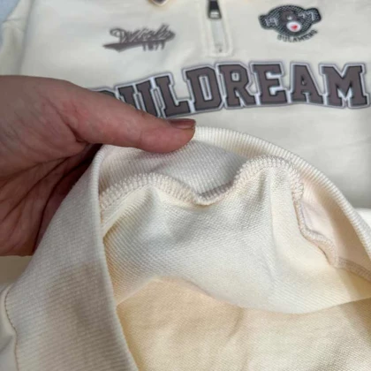 بلوز یقه دار پسرانه نیم زیپ DULDREAM اورجینال