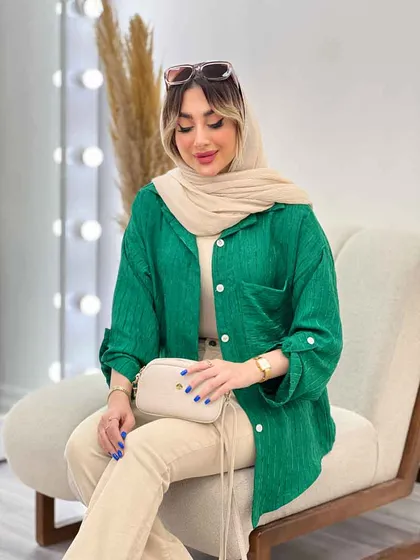 شومیز تک جیب نلی