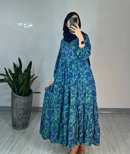پیراهن طرحدار مزونی55
