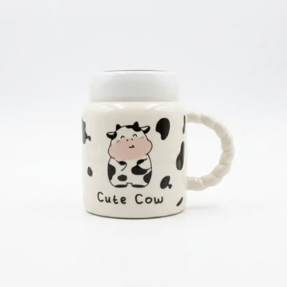 ماگ 300 میل در آیینه طرح گاوی CUTE COW16450