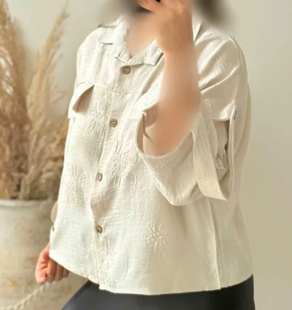 شومیز باکسی مدل بهدیس کد 50331
