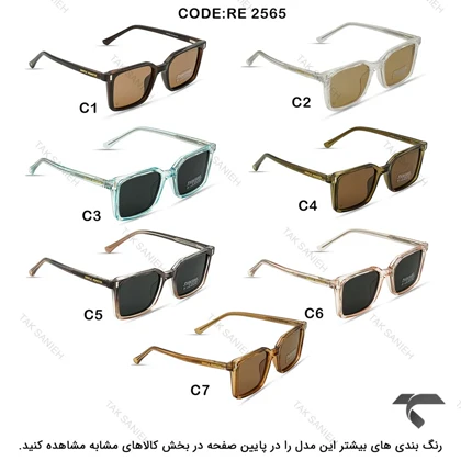 عینک دودی جنتل مانستر RE2565-3 پلاریزه آبی GentleMonster-9870-U
