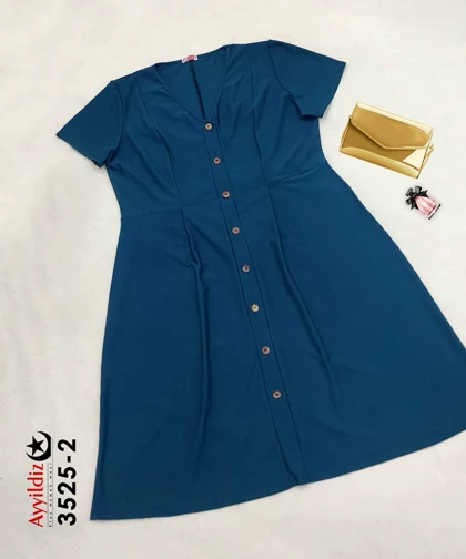 پیراهن مجلسی زنانه سایز بزرگ کد 3525