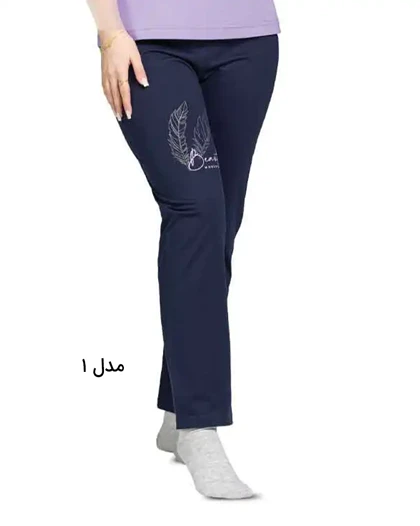 شلوار نخی زنانه سیلکا طرح متنوع