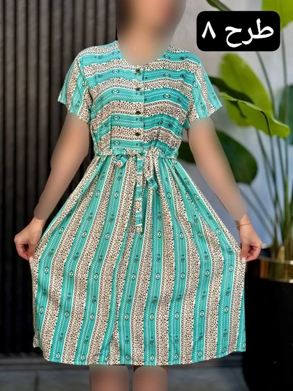 پیراهن نخی سلدا کد 1835