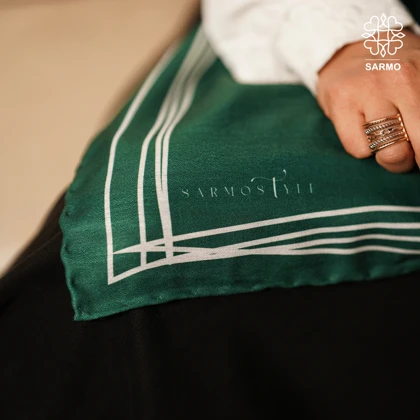 روسری نخ پنبه رزا