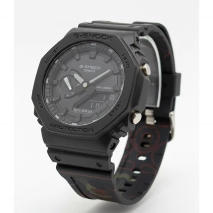ساعت جی شاک 2100مشکی شفاف