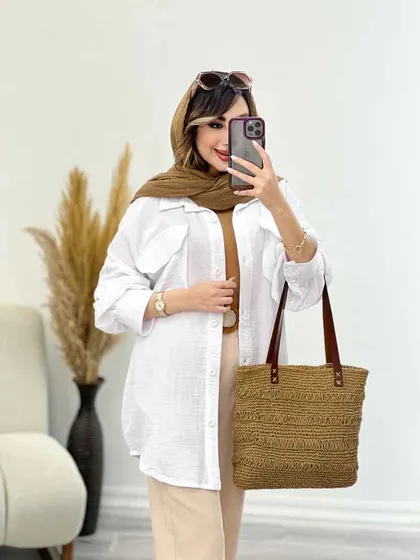 مانتو دو جیب ماهور