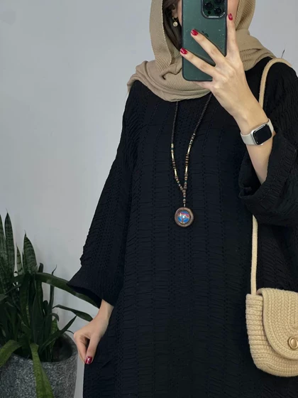 مانتو کفتان بلند کوک دوزی نیایش