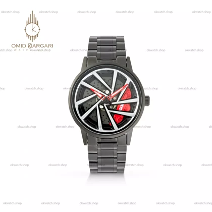 ساعت مچی اسکمی رینگی بند مشکی طرح 1 Skmei