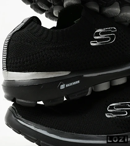کفش کتانی بزرگ پا مشکی اسکیچرز SKECHERS
