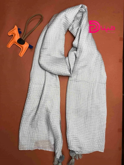شال پلیسه وارداتی مربعی نخی
