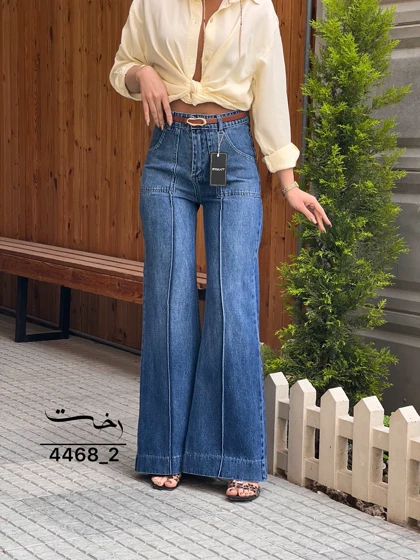 شلوار فلر بگ جین توسکا