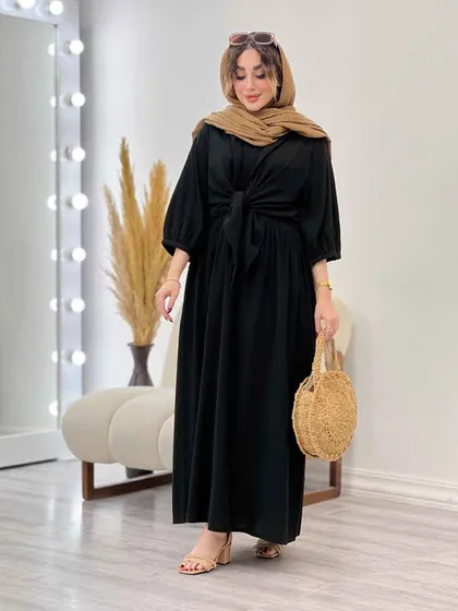 ست پیراهن دو تکه آستین پیله