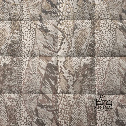 سرویس روتختی مخمل شانل طلاکوب پوست ماری مدل EO