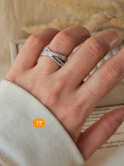 انگشتر جواهری فری سایز 15 مدل