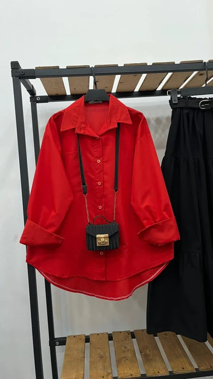 شومیز مانتویی هلن کد 86432