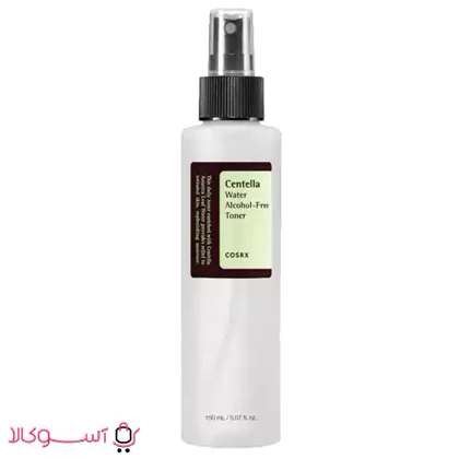 تونر آبرسان و تسکین دهنده پوست کوزارکس مدل centella (ضد جوش) حجم 150 میل