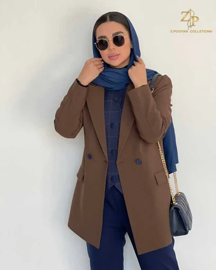 کت و شلوار زنانه کرپ رایا