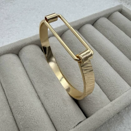 بنگل آبکاری شده در دو رنگ