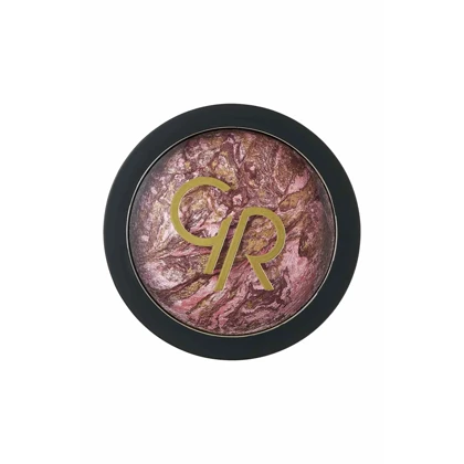 رژگونه پودری گلدن رز مدل Terracota Stardust شماره 102